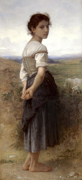 Adolphe William Bouguereau The Young Shepherdess (mk26) China oil painting art